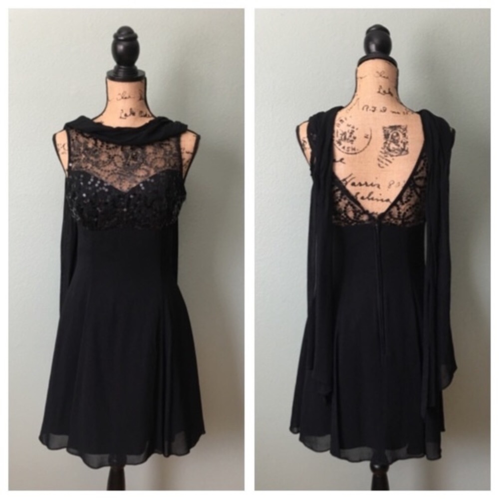 Short little black dress